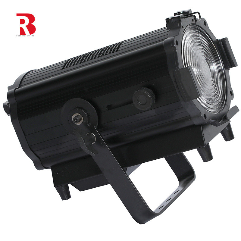 200W DMX512 Zoom manual de aleación de aluminio LED Fresnel Iluminación de escenario 2/5CH