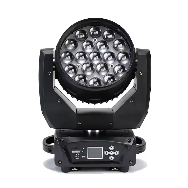 Alta luminosidad LED de lavado de zoom 19PCS * 15W Moving Head Stage Light para entretenimiento