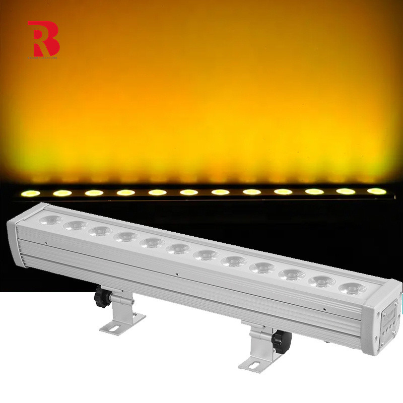 Arquitectura al aire libre LED 12×3W RGB 3in1 LED Lavabo de escenarios DMX Luz de la ciudad para el club