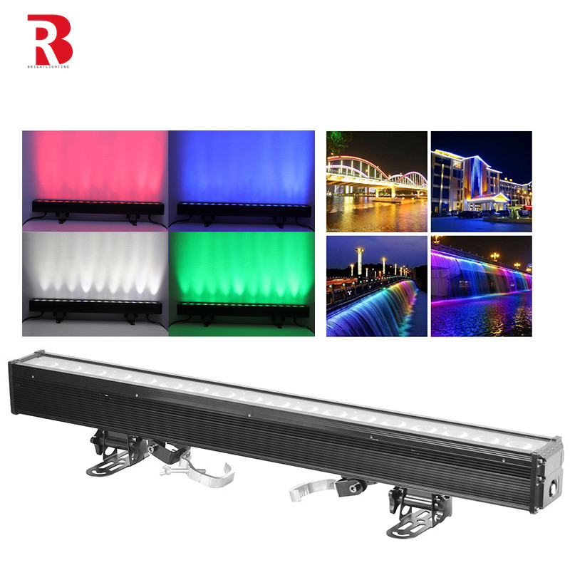 LED Stage DJ Equipment City 18×12W RGBWAUV 6in1 IP65 Control de puntos Luz de lavado