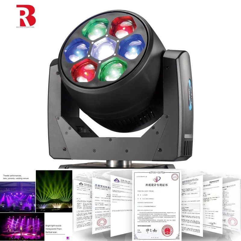 RGBW 4in1 LED dinámico 7x40W cabeza móvil para entornos de estudio y conjuntos de películas