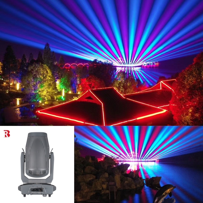 Inmovible de salida de 260W de resistencia al agua para exteriores de la cabeza del rayo de luz del láser escenario para teatros