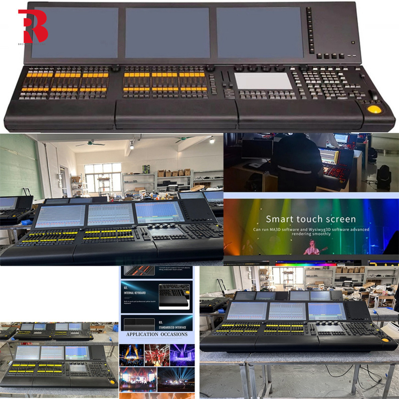 Grand M2 controlador de luz de cabeza móvil Dmx Ma Consola de tamaño completo para escenario led