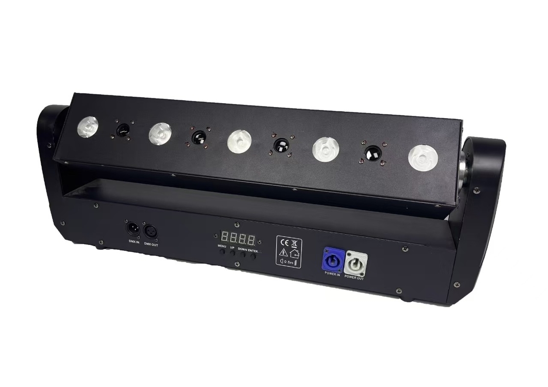 Caras dobles 5+4 Rayo láser Strobe cabeza móvil luz 19CH canales de control DMA