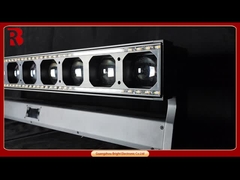 10pcs60w Luz de barra de haz con anillo