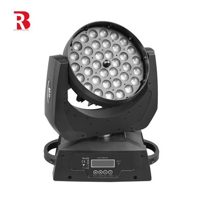 3.15A/250V Luz de cabeza móvil LED 10W RGBW Iluminación de espectáculo profesional
