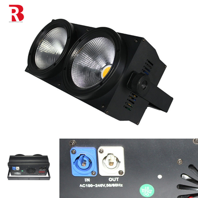 Luz para ciegas de 2 ojos profesional 200w COB Luz para ciegas para la boda del club de escenarios