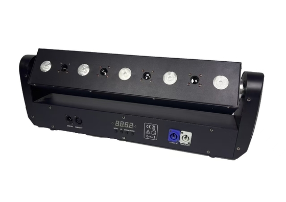 Caras dobles 5+4 Rayo láser Strobe cabeza móvil luz 19CH canales de control DMA